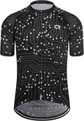 Coconut Ropamo CR Mens Cycling Jersey Short Sleeve Road Bike Shirt with 3+1 Zipper Pockets Breathable Quick Dry