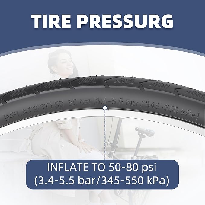 20 x 1 3/8(37-451) Kids BMX Bike Tires City Folding Bike Tires 20 inch Anti-Slip Foldable Replacement Tire Fits Most Kids Bikes,BMX Tires 20 inch,Black