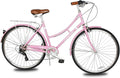 Tracer Osaka Hybrid Bikes for Women/Men,Steel Frame, 7-Speed/Inter-3 Speed, 700c Wheels,City Bike,Comfort Bike,Commuter Bike,Womens Bike Multiple Color
