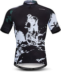 Weimostar Men's Cycling Jersey Short Sleeve Bike Clothing Multicolored Diamond