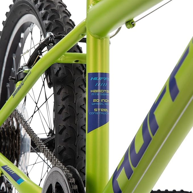 Huffy Stone Mountain Bike for Men and Women, 20”/24”/26”, 6-Speed (20”) or 21-Speed, Front or Dual Suspension (Varies), Multiple Colors, Adjustable Saddle, Shimano Equipped, All-Terrain Tires
