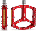 MZYRH Mountain Bike Pedals MTB Pedals,9/16" Non-Slip Lightweight Aluminum Alloy Bicycle Pedals for Road Mountain BMX MTB