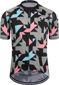 Coconut Ropamo CR Mens Cycling Jersey Short Sleeve Road Bike Shirt with 3+1 Zipper Pockets Breathable Quick Dry