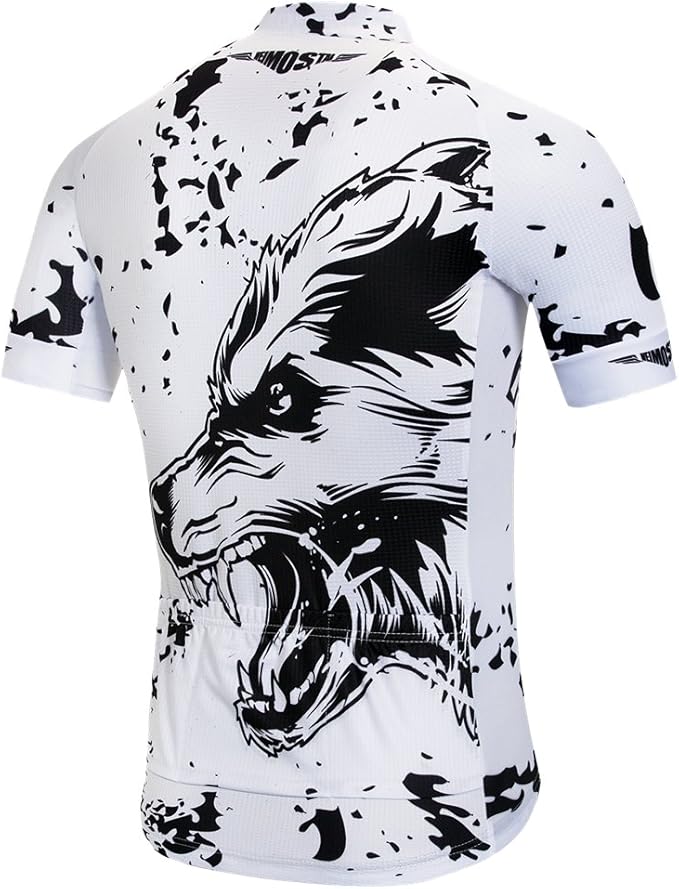 Weimostar Men's Cycling Jersey Men Mountain Bike Jerseys Short Sleeve Tops S-5XL