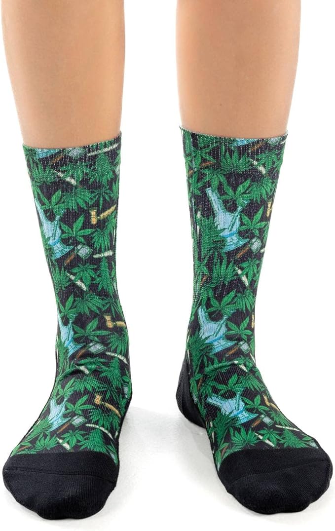 Good Luck Sock Novelty Crew Socks for Adults - For Men, Women and Teens