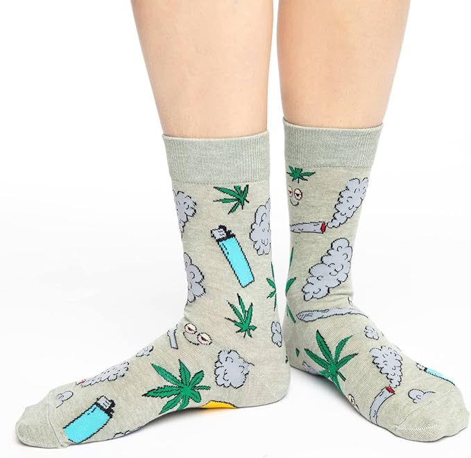 Good Luck Sock Novelty Crew Socks for Adults - For Men, Women and Teens
