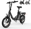 SEHOMY 2-Seat Electric Bike for Adults 630W Peak Motor, 25MPH Folding Ebike, 16" Adults Electric Bicycles with 30° Uphill, 288WH Removable Battery, 35 Miles Long Range, Commuter E Bikes Teens 14+