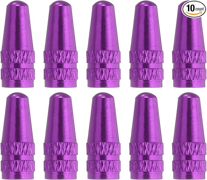 HARFINGTON Bike Valve Caps Anodized Aluminum Road Bicycle Air Tire Valve Caps Dust Caps for MTB Road Racing Bicycle