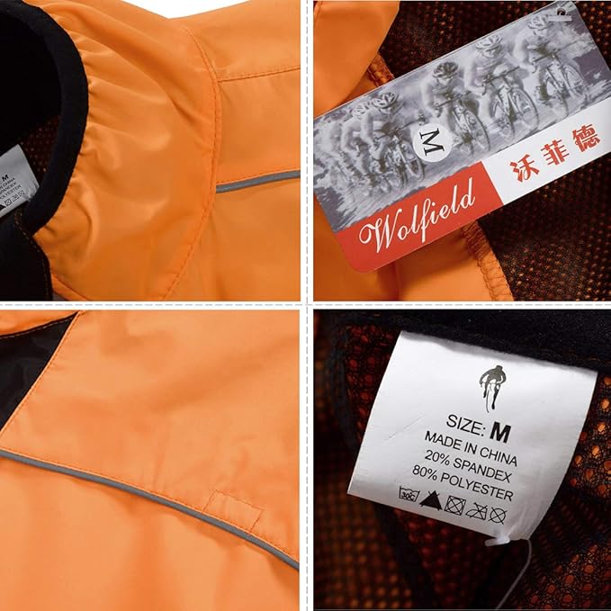 Cycling Jacket Cyclists' Jerseys Vest Wind Coat Windbreaker Jacket Outdoor Sportswear
