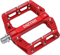 MZYRH Road/Mountain Bike Pedals MTB Pedals Bicycle Flat Pedals 3 Bearings 9/16” Aluminum Alloy Bicycle Platform Pedals for BMX MTB