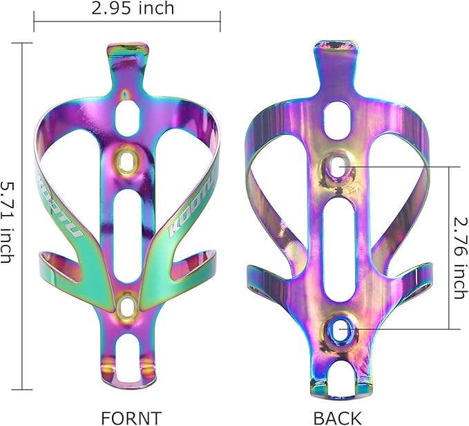 SAVADECK Lightweight Water Bottle Cage, Anti-Rust Holder Side Load for Mountain/Road/Hybrid/Folding Bikes
