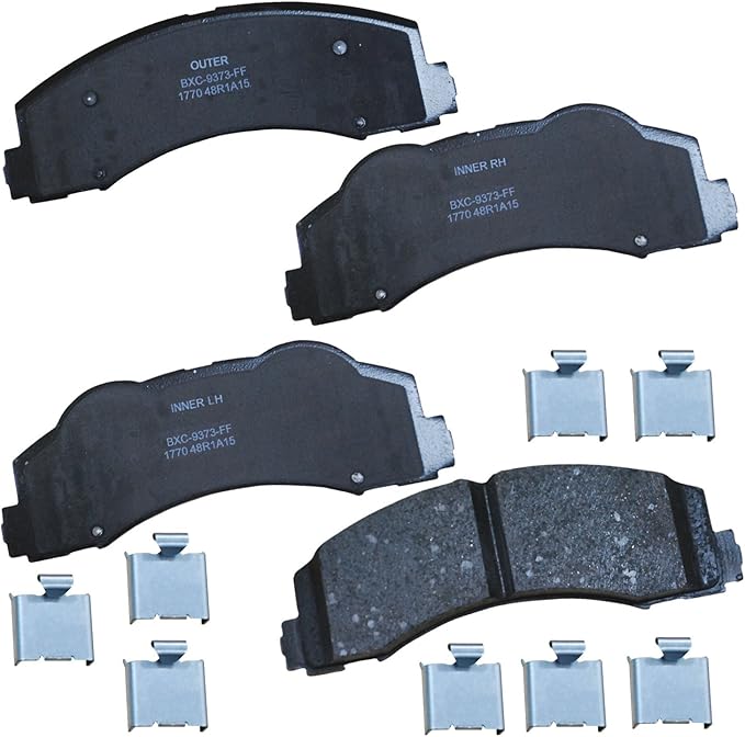 Bendix Premium SBC1770 Ceramic Front Brake Pads for Ford Expedition 2017-2010, F-150 2017-2010, Lobo 2020-2009, Lincoln Mark LT 2014-2010, Navigator 2017-2010