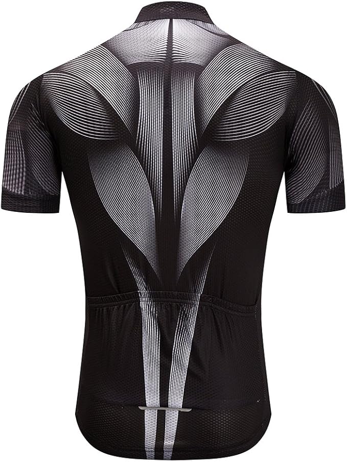 Weimostar Men's Cycling Jersey Short Sleeve Bike Clothing Multicolored Diamond