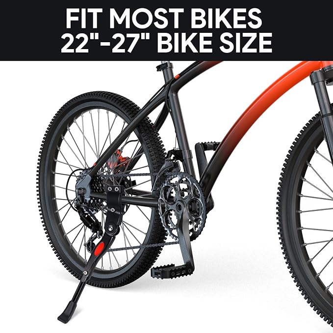Bike Kickstand, Adjustable Aluminium Alloy Bike Stand