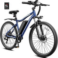 Heybike Electric Bike for Adults, 28mph Electric Mountain Bike, 1200W Peak Motor, up to 50Miles, 480WH Removable Battery Ebike, 27.5" Tires, 7-Speed & Front Suspension