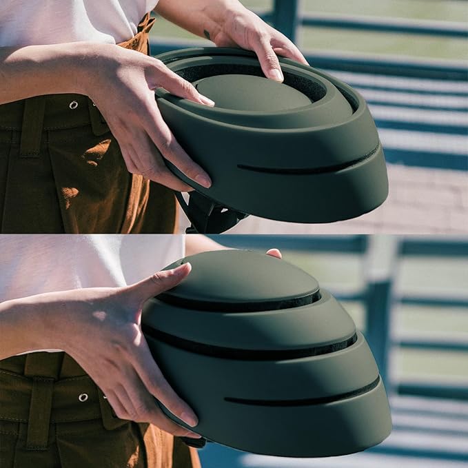 CLOSCA. Foldable Helmet. The Bike Helmet for Women and Men. Certificate for Bicycle, Scooter, Electric Bicycle, Inline Skates and Skateboards.