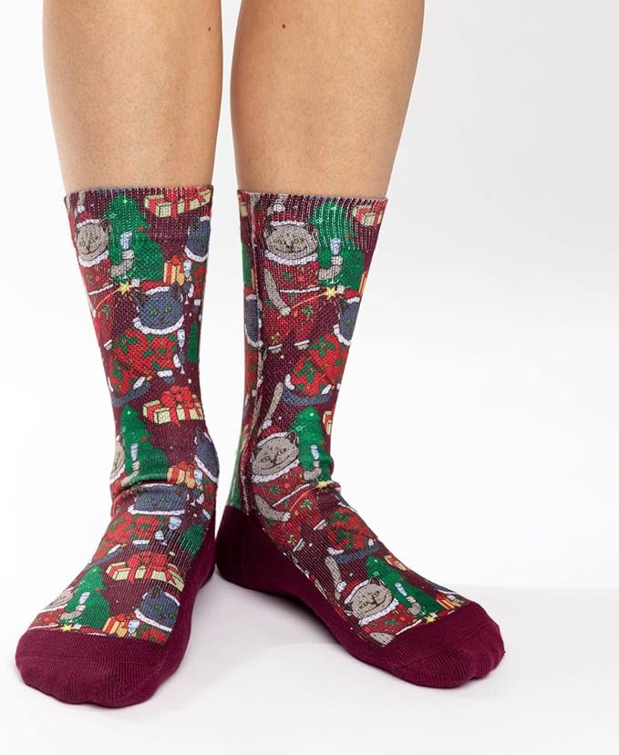 Good Luck Sock Novelty Crew Socks for Adults - For Men, Women and Teens