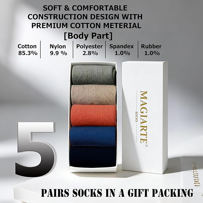 MAGIARTE Womens Mini Crew Ankle Socks Athletic Casual Cotton Socks for Women