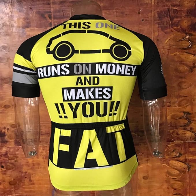 Men's Cycling Jersey Short Sleeve Bike Shirts Bicycle Jacket with Pockets