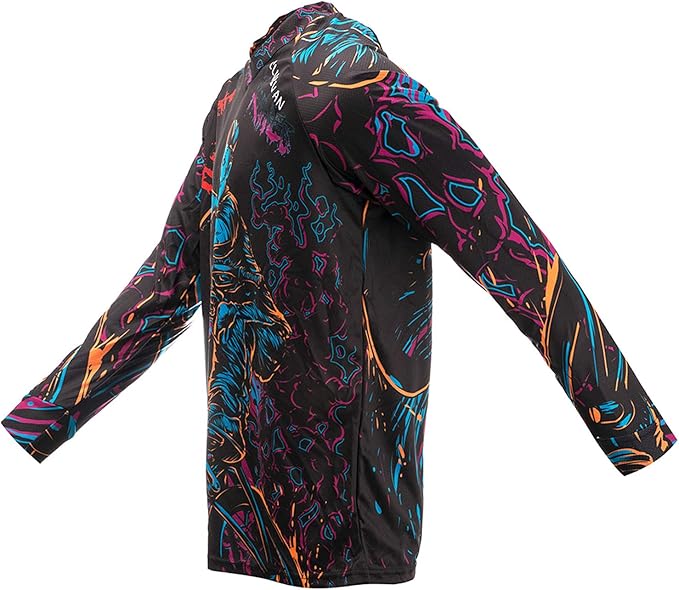 PSPORT Men's Motocross Jersey Long Sleeve Motocross Shirt Men Mountain Dirt Bike Jersey Downhill Riding Racing Clothing Tops