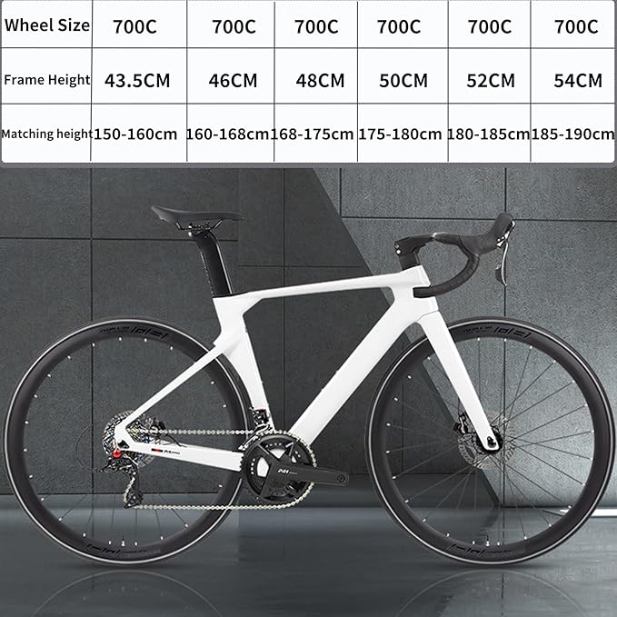 700C Carbon Road Bike Frameset 43.5cm / 46cm / 48cm / 50cm / 52cm / 54CM / 56CM Breaking Wind Racing Frame Thru Axle Frame 12×100MM 12×142MM Disc Brake Frame Internal Routing