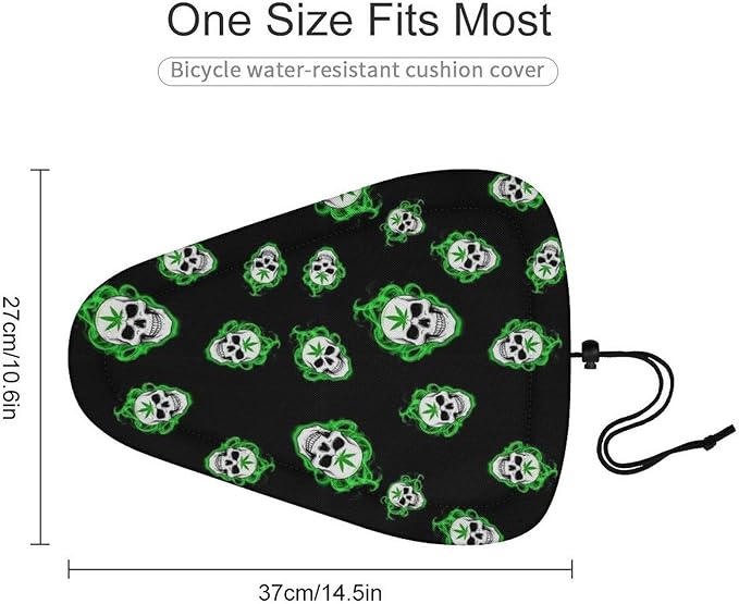 Adjustable Exercise Bike Seat Cover, Soft Cushion Indoor Outdoor Dust Resistant Protection