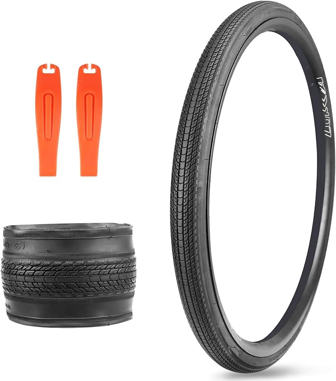 ZUKKA 700C Bike Tires 700×28C/32C/ 35CRoad Bike Tire with 2 Tire Levers Folding Bicycle Tire for Road Bike, Hybrid Bike