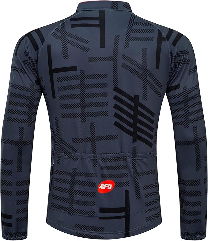 sponeed Cycling Clothes for Men Long Sleeve Mountain Bike Road Bicycle Shirt Jerseys Padded Pants Biking Outfits