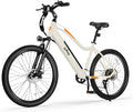 Qlife Electric Bike for Adults, 1200W Peak Brushless Motor 28MPH Mountain Ebike with 21-Speed, Up to 45 Miles, 48V 499Wh Removable Battery, 26X2.1 Tire Cityone-Step Over E-MTB