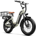 1500W Motor Electric Bike for Adults 80 Miles 30MPH Ebike 20" x 4 Fat Tire 48V 20Ah Removable Battery Mountain E Bike Commuter Front Suspension Bicycles Men Women