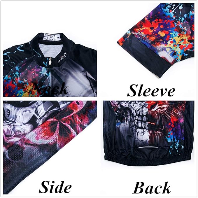 Men's Cycling Jerseys Summer Breathable Bicycle Shirts for Male Riding Clothing Quick Dry MTB Jersey
