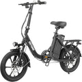Gotrax 16" Folding Electric Bike, Max 28Miles Range(Pedal-Assist) & Speed 15.5Mph Power by Peak 500W, E-Bike with Removable Battery, Suspension & Adjustable Size, Commuter Bicycle for Adults/Teens