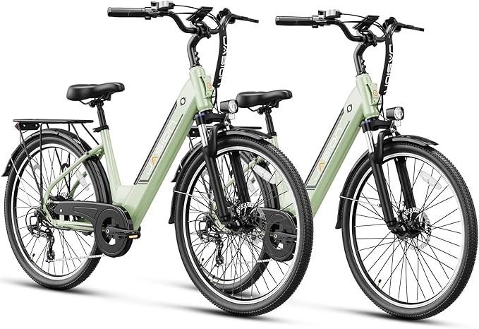Jasion Roamer/ST/YC1 Electric Bike for Adults, 26" Commuter Ebike 1200W 528WH Removable Battery, 28MPH 62miles, Electric Bicycles for Women/Man, UL2849 Certified