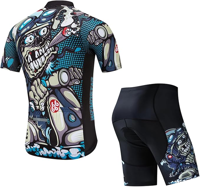Cycling Jersey Men Full Zip Bike Shirt Racing Top Bicycle Clothing