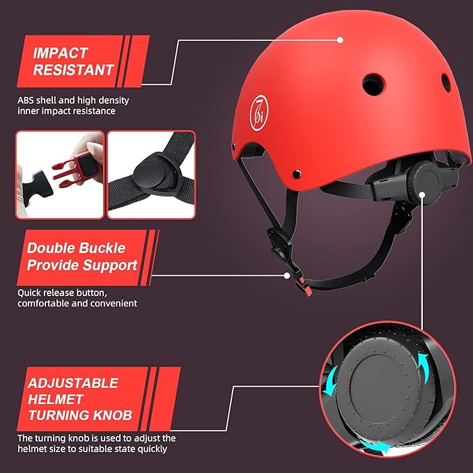 67i Bike Helmet Skateboard Helmet for Adult Cycling Bicycle Scooter Helmets for Men Women Adjustable for Multi-Sport Bicycle Scooter Inline Cycling Skateboarding