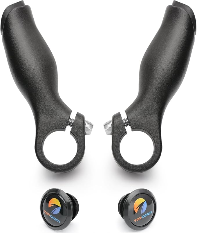 2PCS Handlebar End Grips for 20-23mm Handlebar Road Bike MTB Bicycle Aluminium Alloy