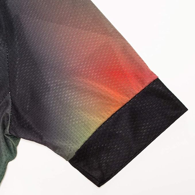 Weimostar Men's Cycling Jersey Short Sleeve Bike Clothing Multicolored Diamond