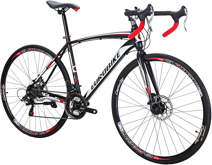 EUROBIKE Bikes EURXC550 21 Speed Road Bike 700C Wheels Road Bicycle Dual Disc Brake Bicycles ……
