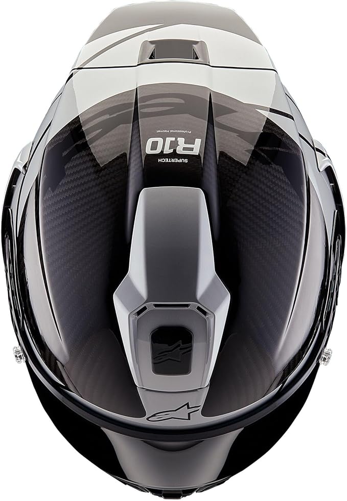 Alpinestars Supertech R10 Element Helmet, Carbon Fiber, Aerodynamic Full-Face Design, Ventilation & Safety, DOT & ECE Certified for Street & Track Riders