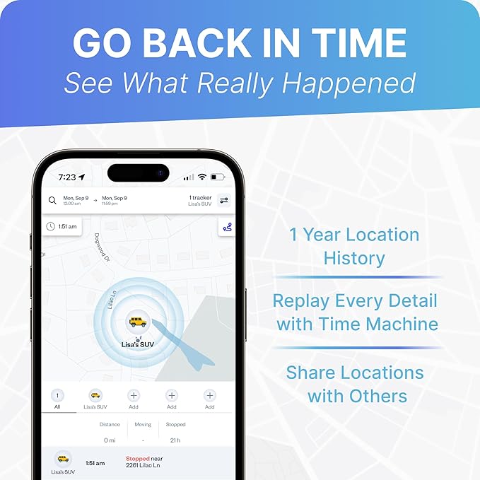 Spytec Atlas GPS Tracker for Vehicles | Up to 14-Day Battery Life | Waterproof Magnetic Case, Geofencing, Portable Real Time Mini GPS Car Tracker w/Lifetime Support | 1 Month Starter Pack