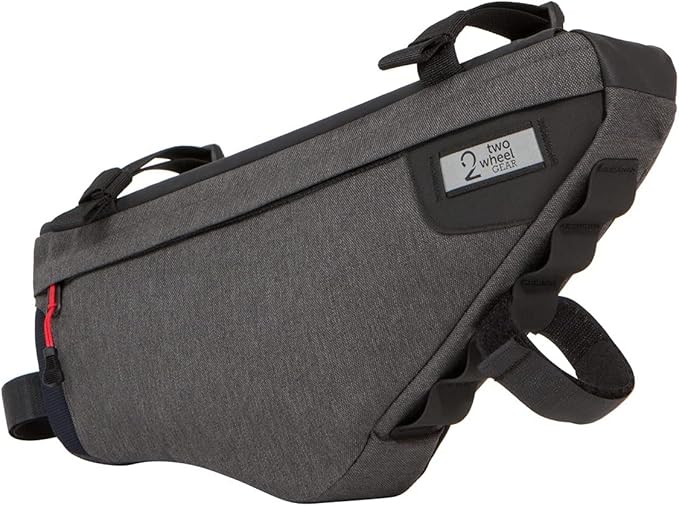 Two Wheel Gear - Mamquam Bicycle Frame Bag - Water Resistant, Adjustable - Designed for Commuting and Touring