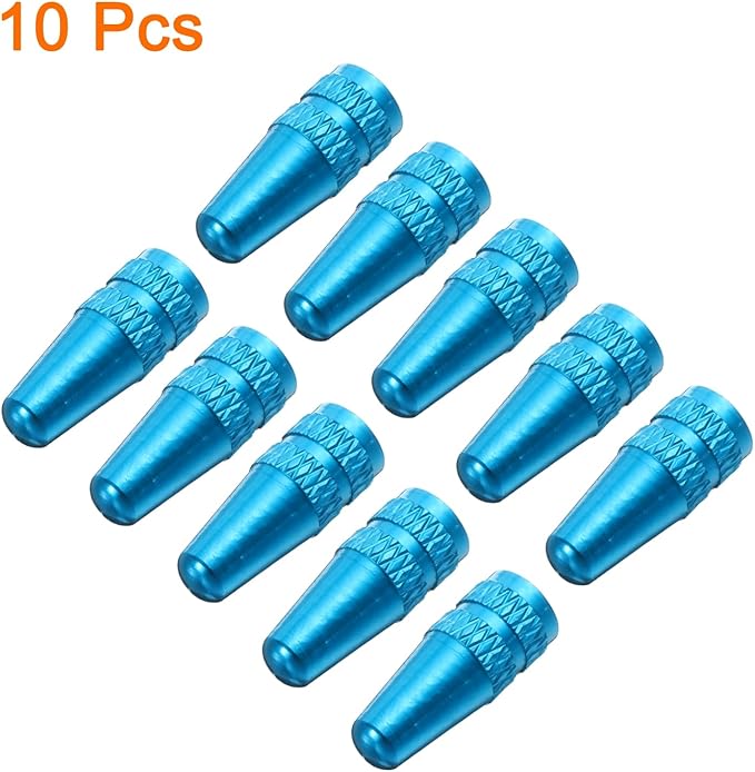 HARFINGTON Bike Valve Caps Anodized Aluminum Road Bicycle Air Tire Valve Caps Dust Caps for MTB Road Racing Bicycle