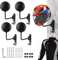 Helmet Hanger Wall Mount 180° Swivel Helmet Holder for Motorcycle Bike Racing Outerwear Sports Gear
