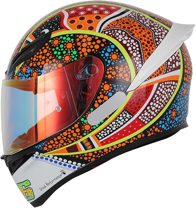 Soman K1 Helmet Visor Replacements, K1S Tinted Helmet Visor Compatible with K1 K1S K3SV K5 K5S UV Protection (Transparent Revo Red)
