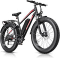 Electric Bike for Adults, 1000W Peak Ebike, 25MPH 60Miles Electric Mountain Bike, 26" Fat Tire Electric Bicycle with 48V 13AH Battery, Front Suspension,7 Speed, Rear Rack, UL 2849 Certified