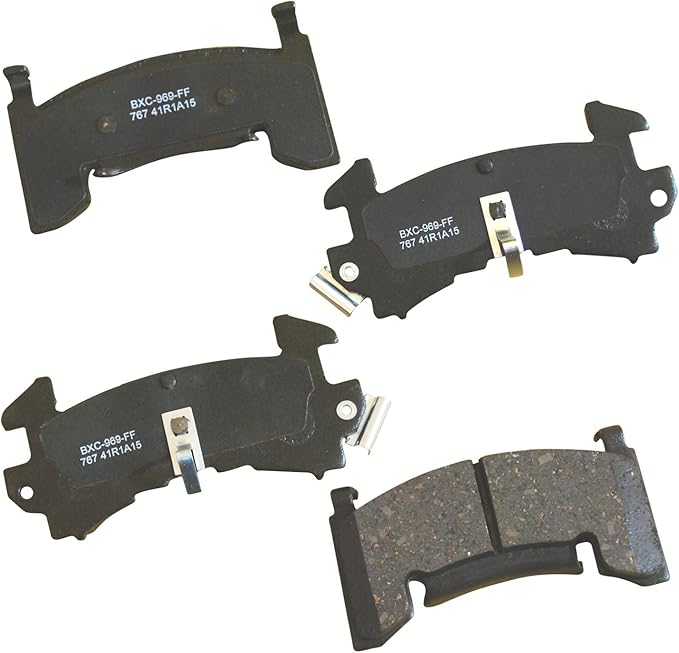 Bendix Premium SBC767 Ceramic Front Brake Pads for Chevrolet Blazer 1997, S10 1997, GMC Jimmy 1997, Sonoma 1997, Isuzu Hombre 1997