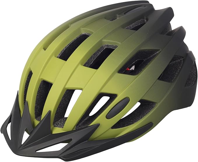 Adult Bike Helmets, Adjustable Mens Womens Bicycle Helmet, Lightweight Road Mountain Cycling Safety Sports Helmets with Detachable Visor