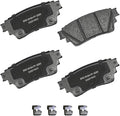 Bendix Premium SBC2200 Ceramic Rear Brake Pads for INFINITI QX60 2023-2022, Mitsubishi Outlander 2023-2022, Nissan Altima 2024-2019, Kicks 2024-2021, Pathfinder 2024-2022, Rogue 2023-2022