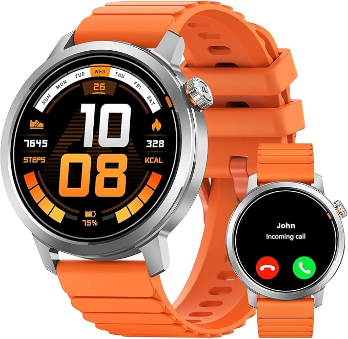 KOSPET Smart Watch for Women 1.43" AMOLED Smartwatch with 175+ Sport Modes, 25 Days Battery, IP68 Waterproof, 24/7 Heart Rate & Sleep Monitor, Bluetooth Call (Answer/Make)
