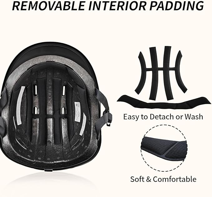 Bike Helmet for Adults, Adjustable Bicycle Helmet for Men & Women, Cycling Helmet with Safety Certified for Scooter, Skateboard, Mountain Bike, Road Bike, Commuting